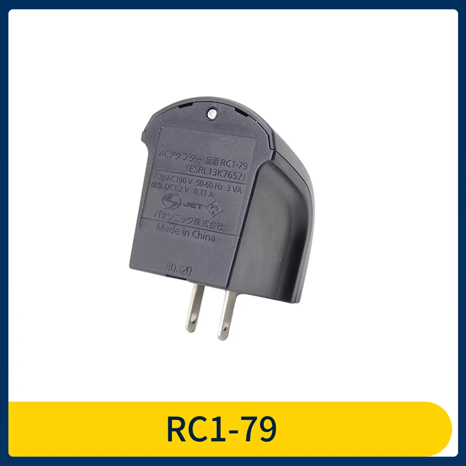 Originálny RC1-79 AC100V DC1.2V 0.11a nabíjačku Shaver pre Panasonic ES-RT17 ES-RL13 ES-RL15 ES-RT19 nabíjanie Shaver