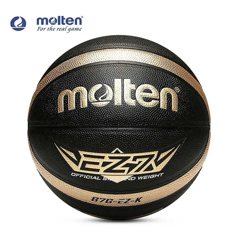 Originálny roztavený basketbal B7G-EZ-K Vysoko kvalitné kožené kožené opotrebenie nekĺzavých vnútorných a outdoorových súťažných súťažných loptičiek