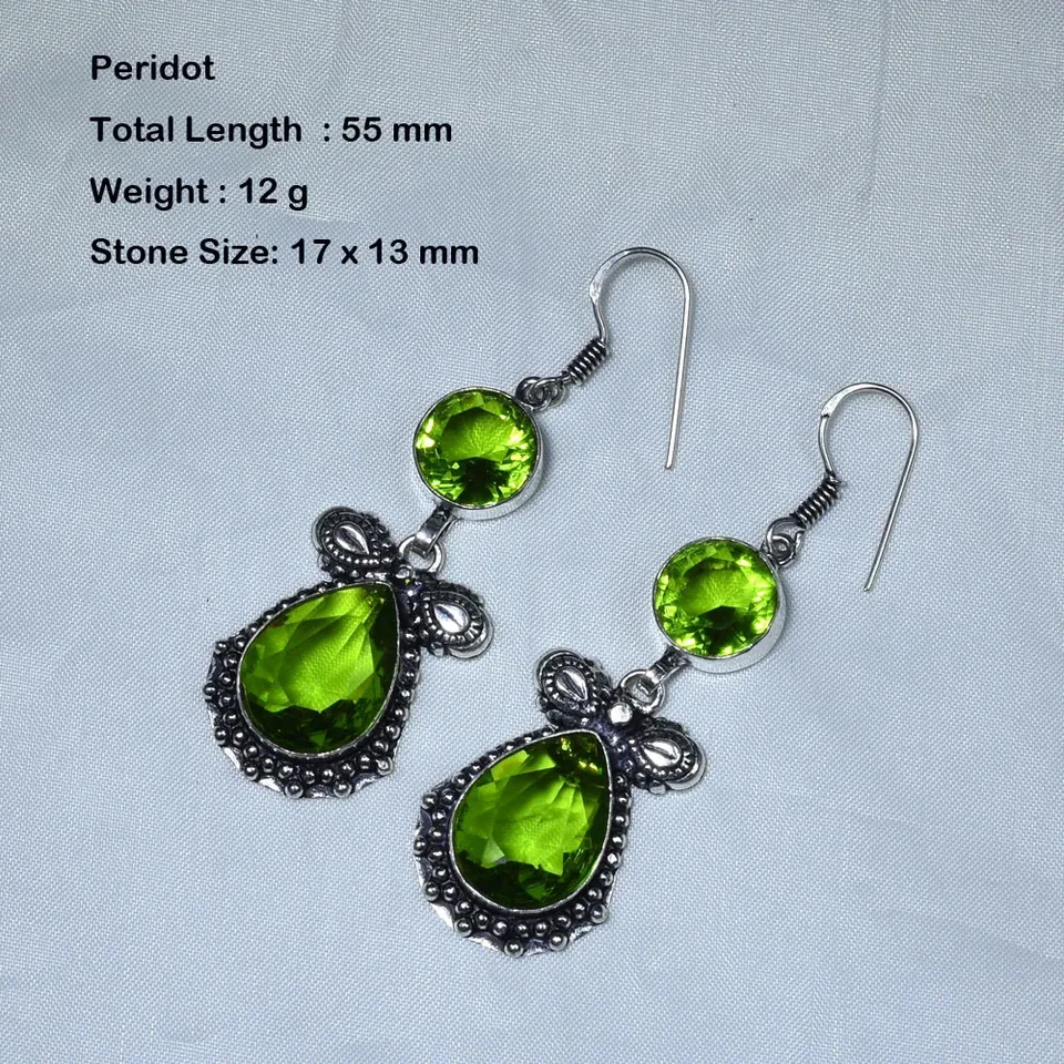 Originálny ružový kremeň modrý topaz garnet labradorit peridot mesačný kameň sodalitský lapis náušnice
