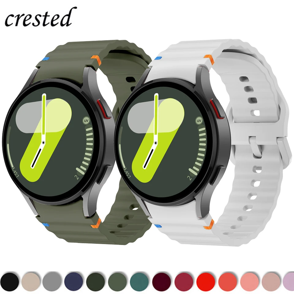 Originálny silikónový remienok pre Samsung Galaxy Watch 7 Fe 44 mm 40 mm pásový náramok Galaxy Watch 4 6 Classic 5 Pro Band 43 mm 47 mm 45 mm