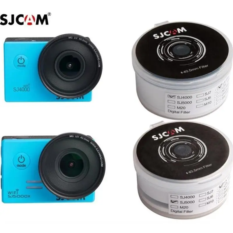 Originálny SJCAM SJ4000 Air WiFi Optický sklenený kryt šošovky CPL Filter UV ochrana krytu krytu polarizátora pre EKEN H9R