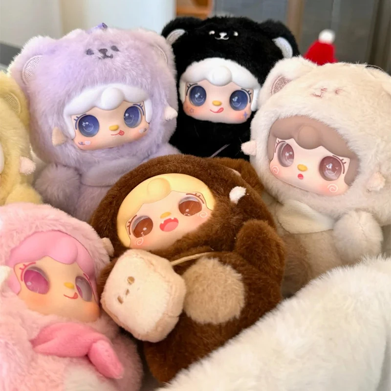 Originálny slepý box Yooki v4 Pendant Gen Bite Bear Vinyl Dolls Series Hračky roztomilé modelové kolekcie ozdoby na Valentína Darček