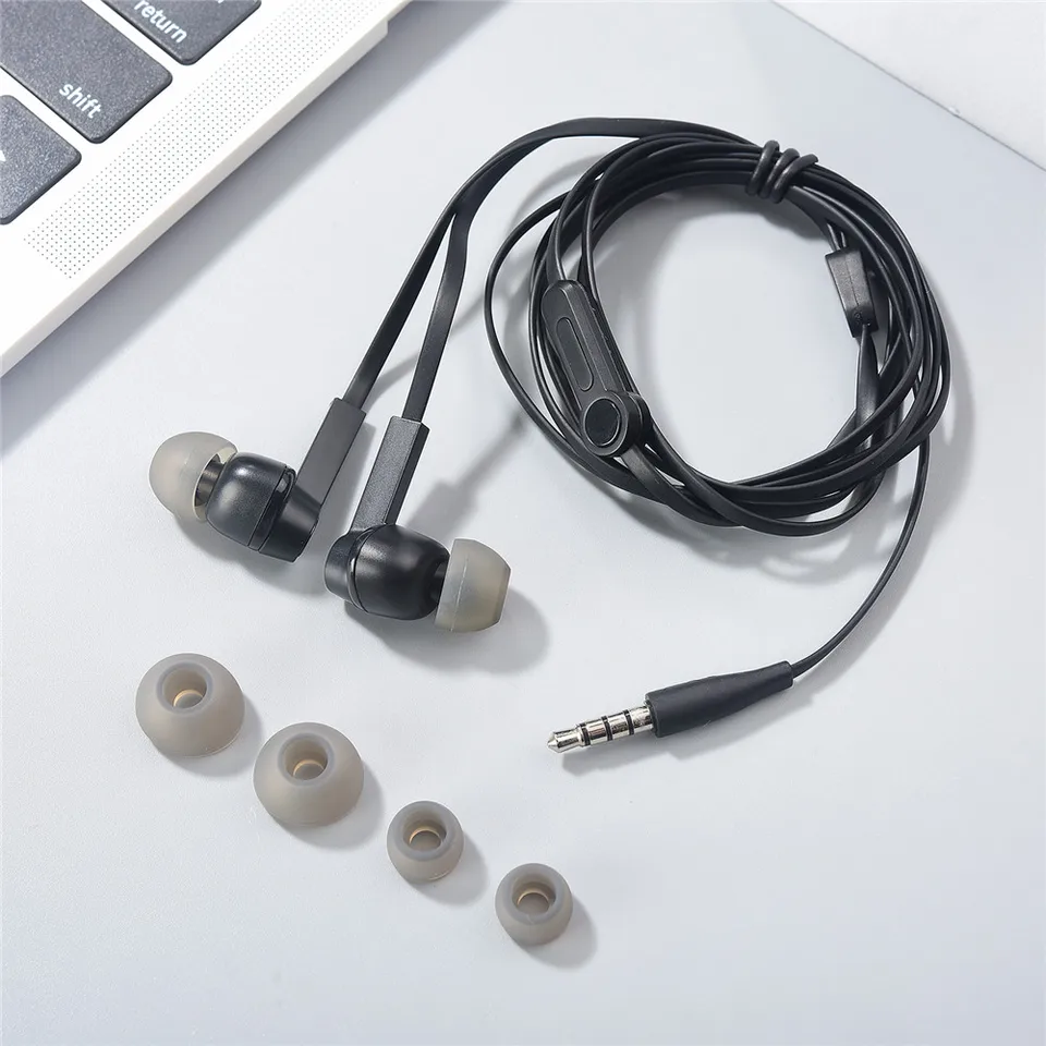Originálny slúchadlá 3,5 mm konektor pre Motorola Moto G84 G34 G64 G54 G24 G04 G32 G13 v uši káblové športové hifi basové slúchadlá s mikrofónom