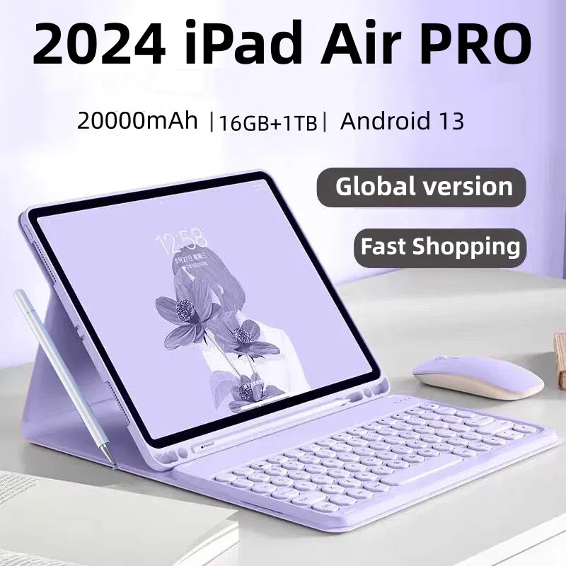 Originálny tablet iPad Air Pro 11 palca 16 GB RAM 1TB ROM Tablet Android 13 Core Pad Tablet PC PC PC PC Dual WiFi Tablette Android 태블릿
