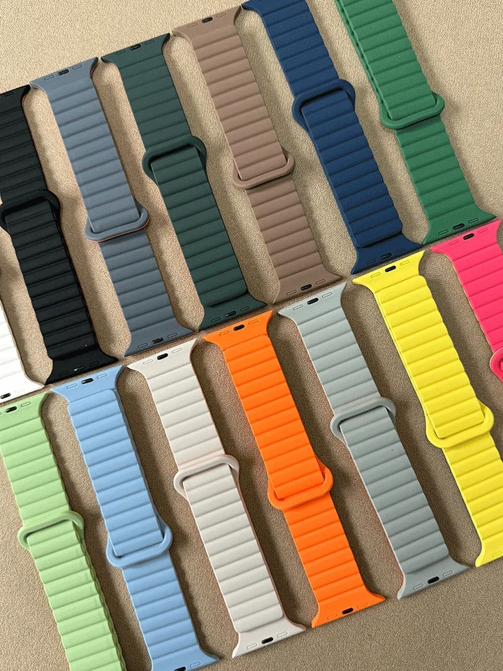 Originálny tekutý silikónový magnetický hodinkový remienok pre Apple Watch Band Ultra 2 Series 9 SE Iwatch 42 mm 44 mm 45 mm 49 mm 38 mm 40 mm 41 mm