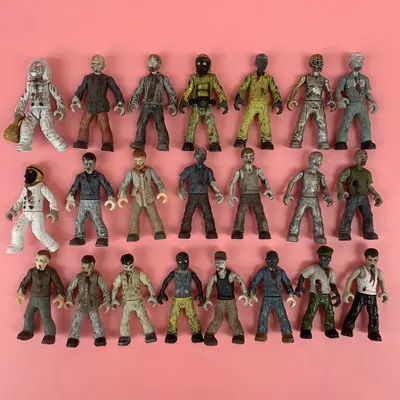 Originálny vysoko kvalitný darček pre zbierku chlapcov Toy Xiaodudu Bloks scéna DIY Call for Construx Megas Zombie Series