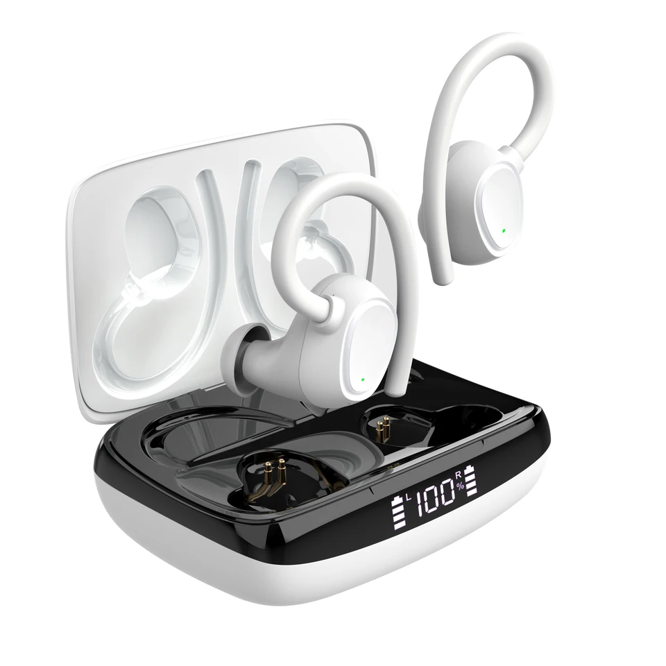 Originálny výbuch! I21 Wireless Headset Bluetooth V5.3 Digitálny displej bezdrôtových športových slúchadiel 400 mAh TWS SECKONS BLAST! i21