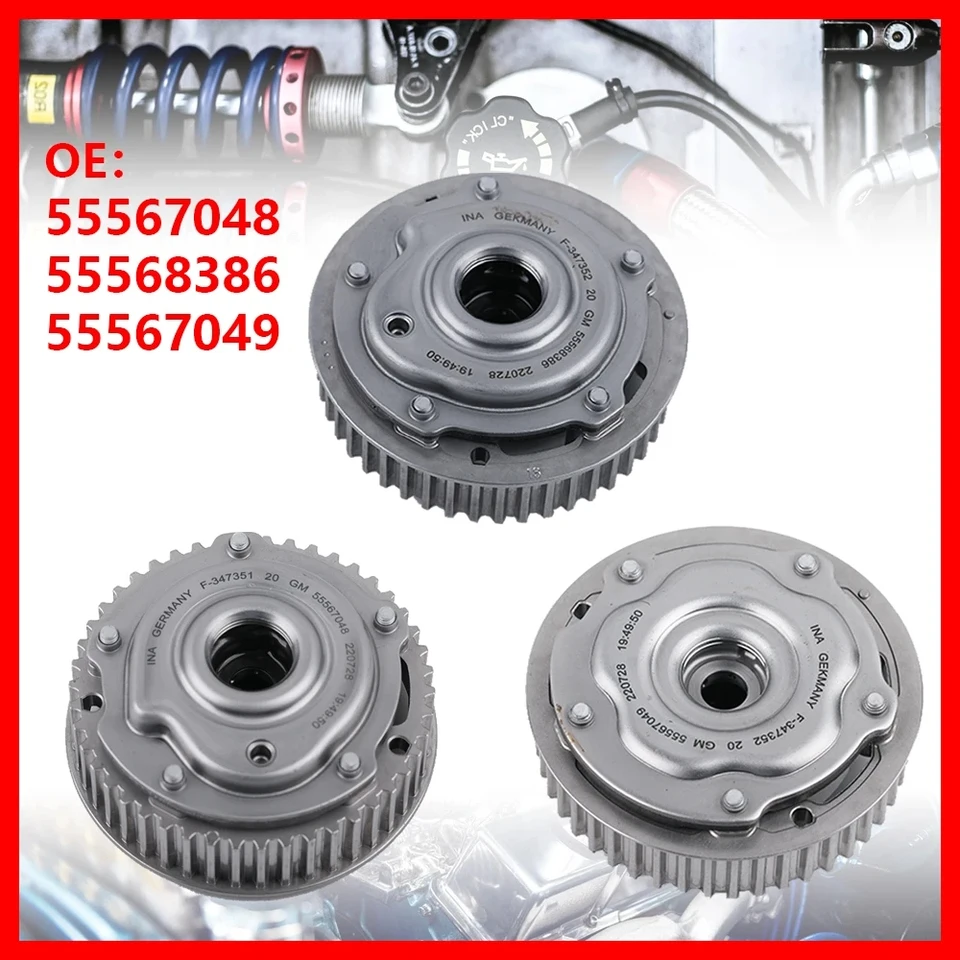 Originálny výfukový výfuk Enginetiming Cam hriadeľ pre Chevrolet Aveo Cruze Sonic Opel Vauxhall Astra 55567048 55568386 55567049