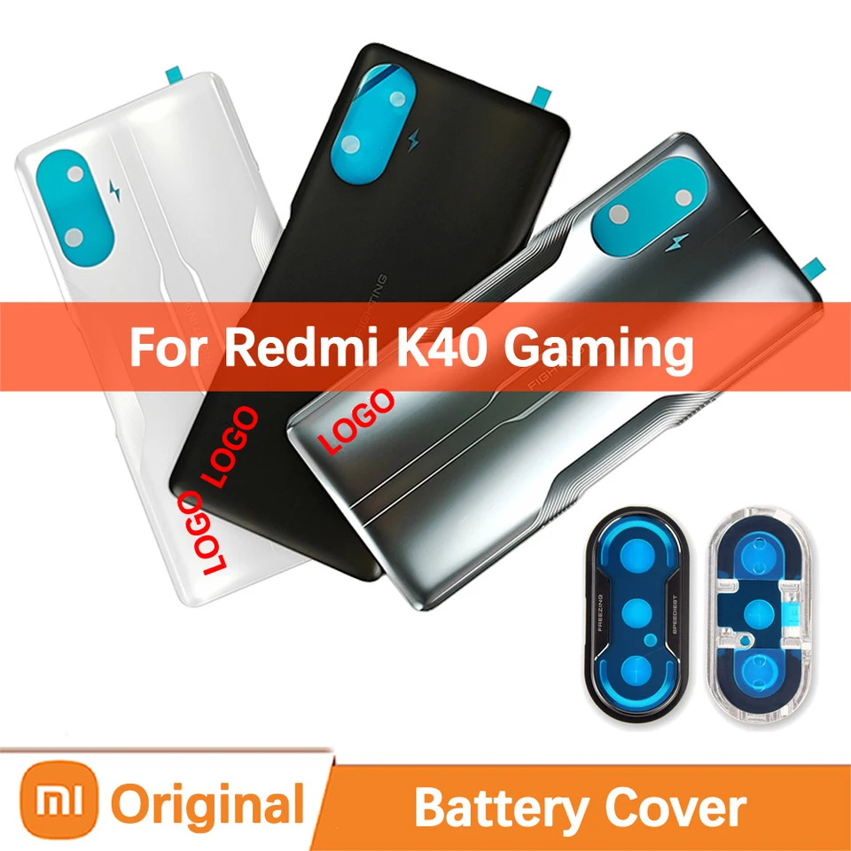 Originálny výmena zadného krytu zadného krytu dverí pre Xiaomi Redmi K40 Gaming Repair Parts náhradné diely M2012K10C