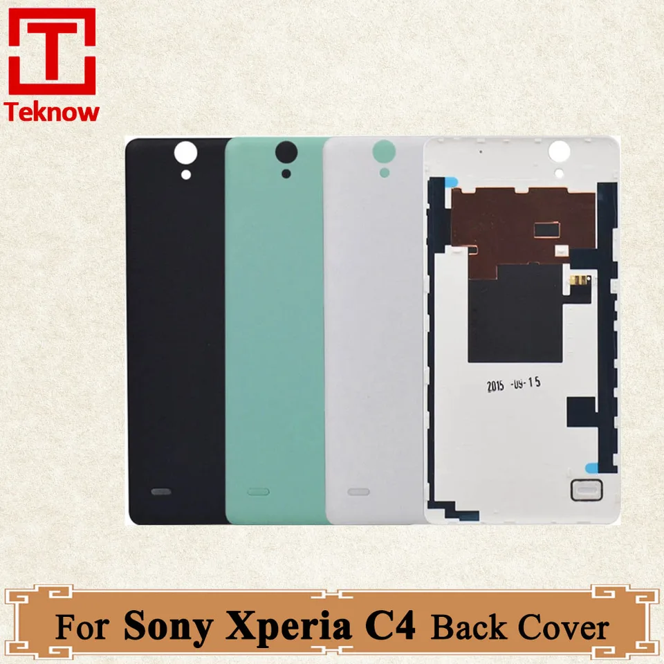 Originálny zadný kryt pre Sony Xperia C4 kryt batérie zadných dverí krytu pre Sony Xperia C4 E5303 E5306 E5353 Zadný kryt Vymeňte