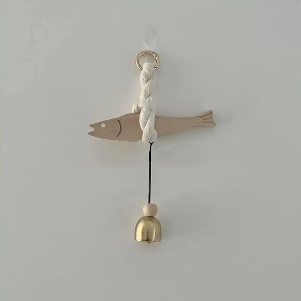 Ornament automobilu Ryby zavesené kúzlo Pollack pre nástenné drevené dvere prívesok na stenu