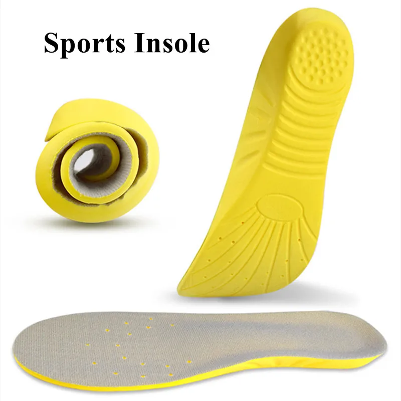 Orthopedické vložky pre topánky Soft Soft Pu Pohodlný oblúk Podporuje stielku pre plantárnu fasciitídu Sport Sport Absorp Sole Sole