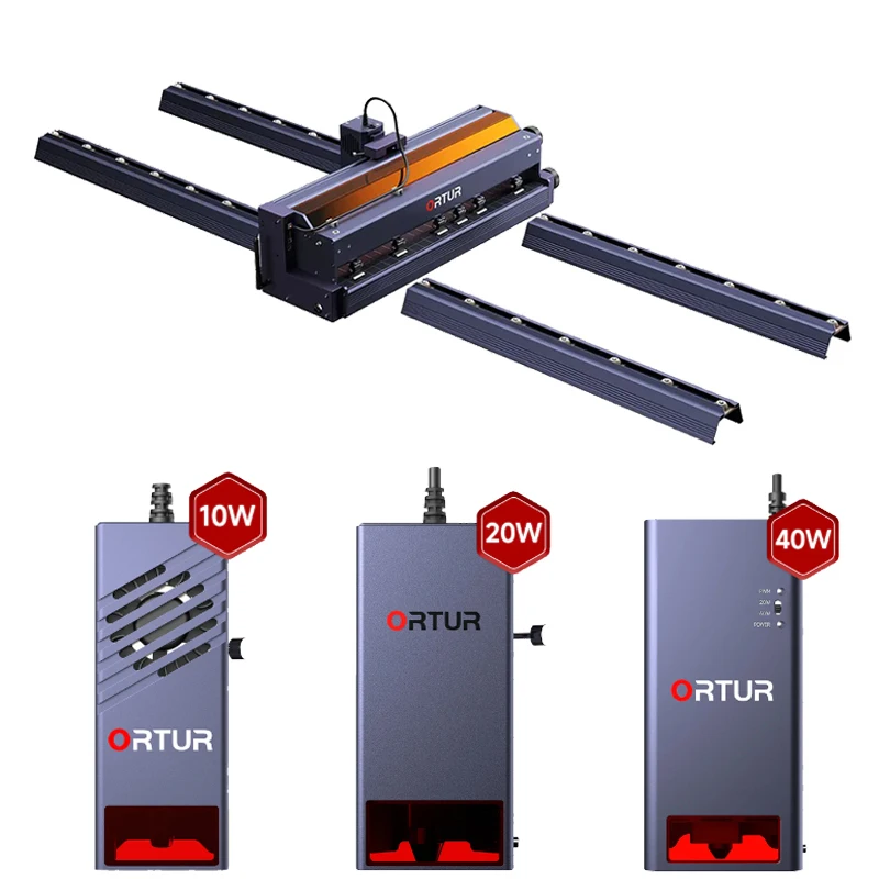 Ortur F10 dopravný pás laserový ryšík 400x3000 mm veľkú plochu gravírovanie strih