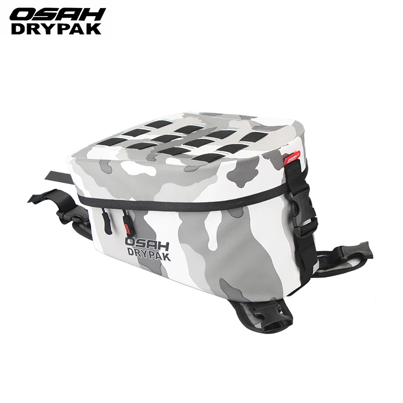 OSAH Motorcycle EquipMemt Front Load Oil Tank Pack Pack 6L Vysokokapacitné náradie PVC Vodotesné opotrebovacie príslušenstvo