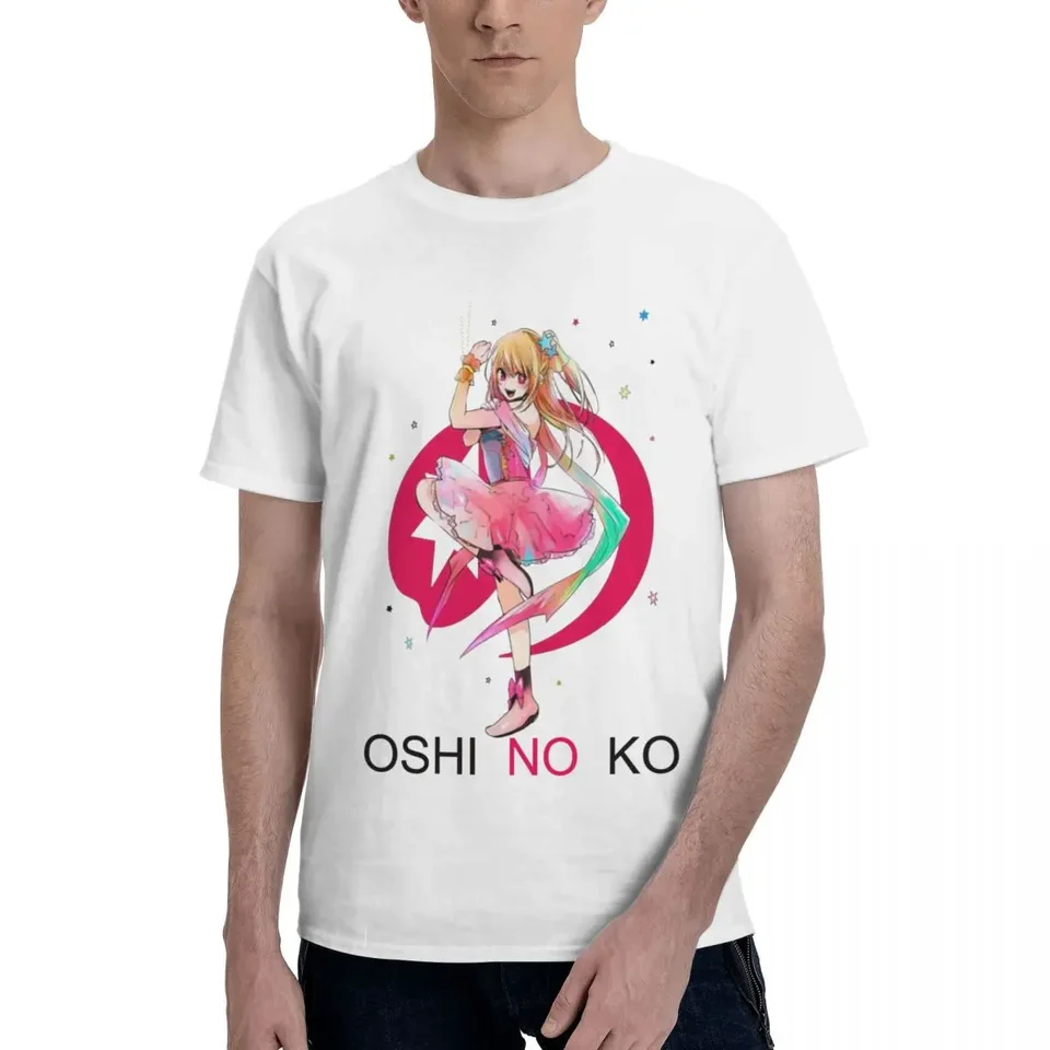 Oshi no ko anime kawaii nadmerne veľkým grafickým tričkom prispôsobené anime tričká pre mužov Ženy MAN Y2K Oblečenie krátke rukávy Topy