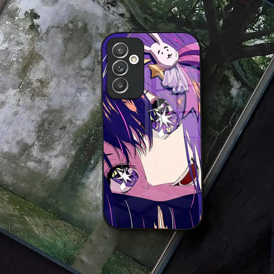 Oshi no ko eye plus sklo sklo pre Samsung Galaxy S24 S22 S20 S23 S21 Ultra Fe Plus A34 A54 A24 A52 A53 M54 Coque Coque
