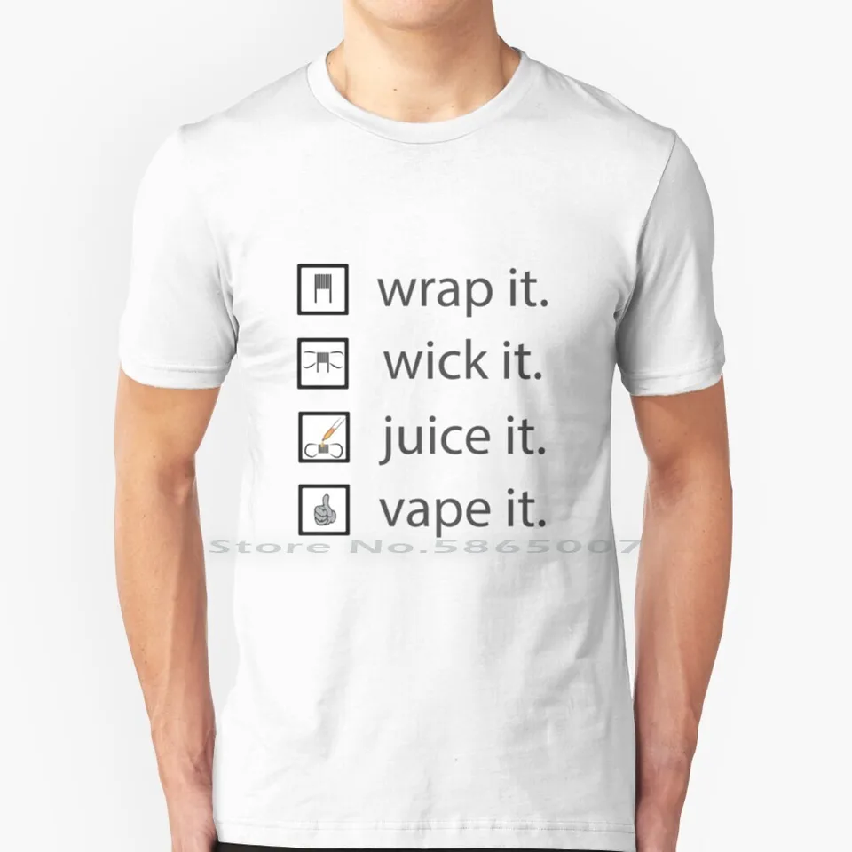 Osloviť to. 100% bavlnená tričko Vaping Chaser Juul Mint Pod Ejuice VapeLife PAX Elektronická cigareta ecigaret e cigarety Cigaret