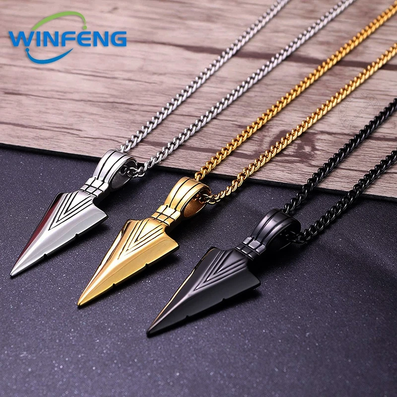 Osobná obrana prívesok náhrdelník Spearpoint Arrowhead Neck Reťaz núdzové prežitie taktická sebaobrana EDC Nástroje