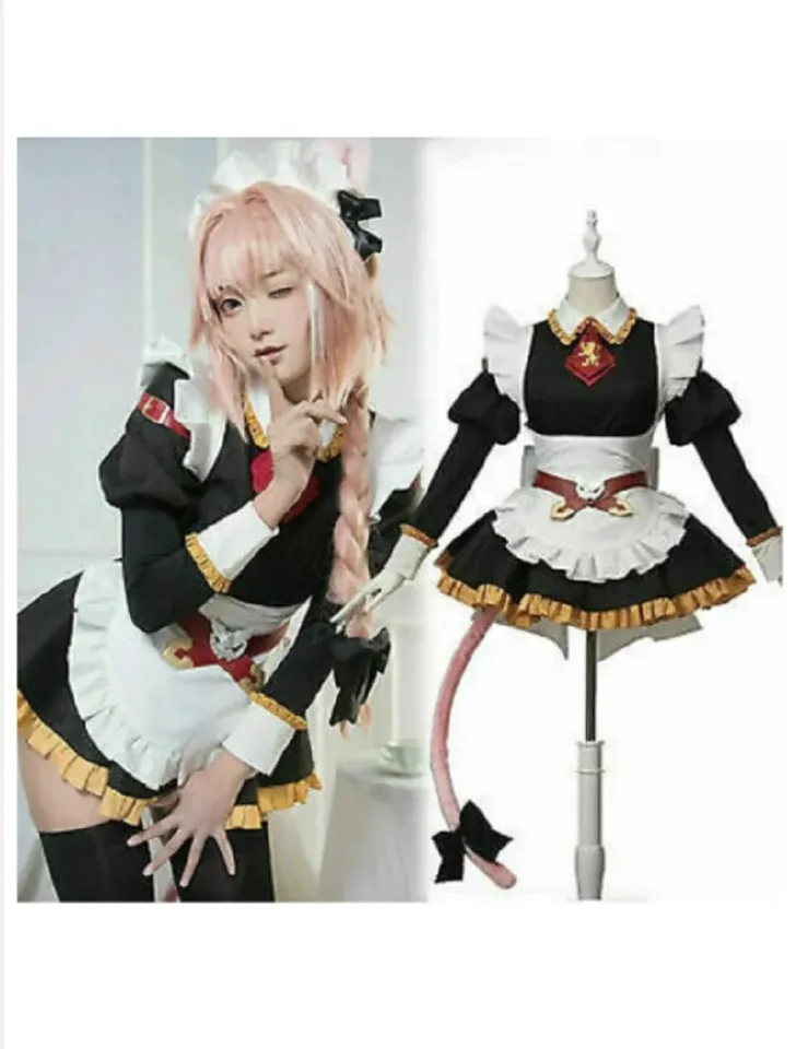 Osud/Grand Order Astolfo Maid Cosplay kostým prispôsobený