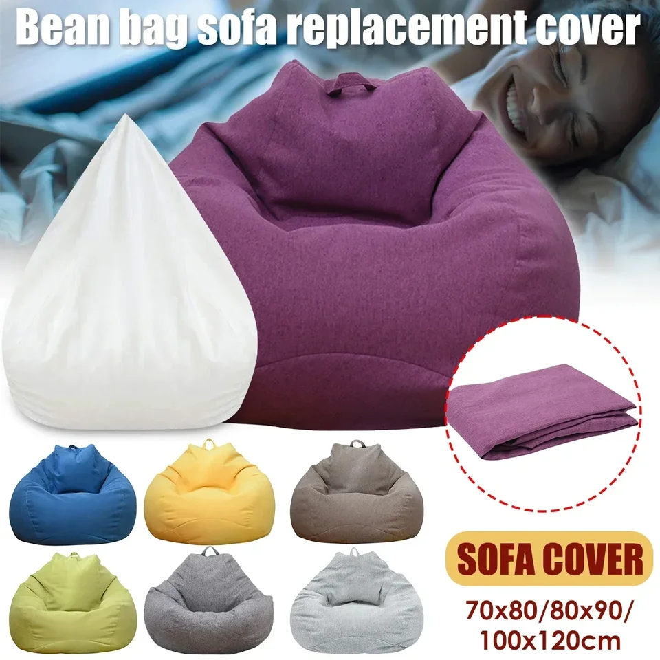 Otautau veľkú fazuľovú tašku stoličku pohovka bez výplň lenivého rohového sedadla Beanbag Couch má náhradnú pohovku vnútornú vložku na predaj