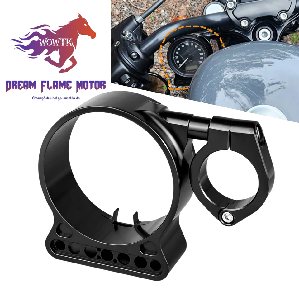 OTMETEROVÝ PRÍSTUP Držiak na držiak motocyklov bočné rýchlomer pre premiestnenie MOP pre Harley Sportster 48 Iron XL 883 1200 XLH 95-14