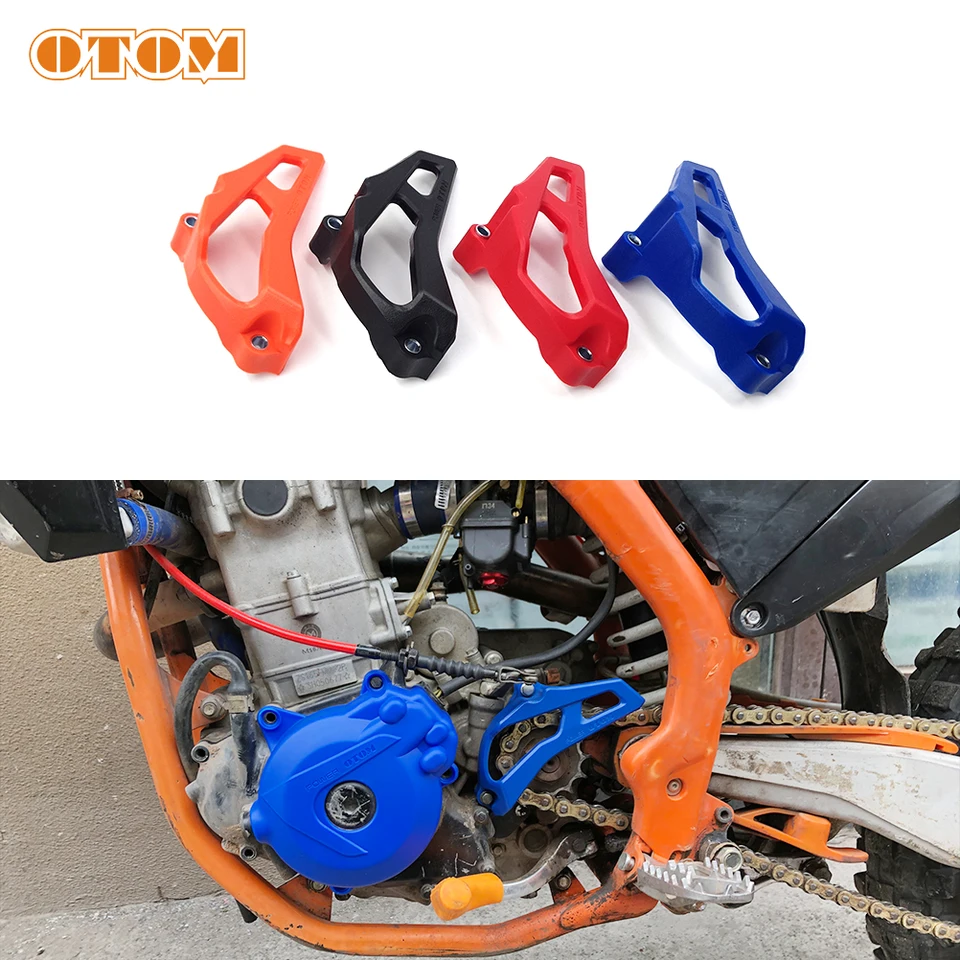 OTOM Motorcycle Drive Ochrana krytu krytu reťazca motora Rámový strážca posúvača pre Zongshen NC250 NC450 Avantis Motoland Motax
