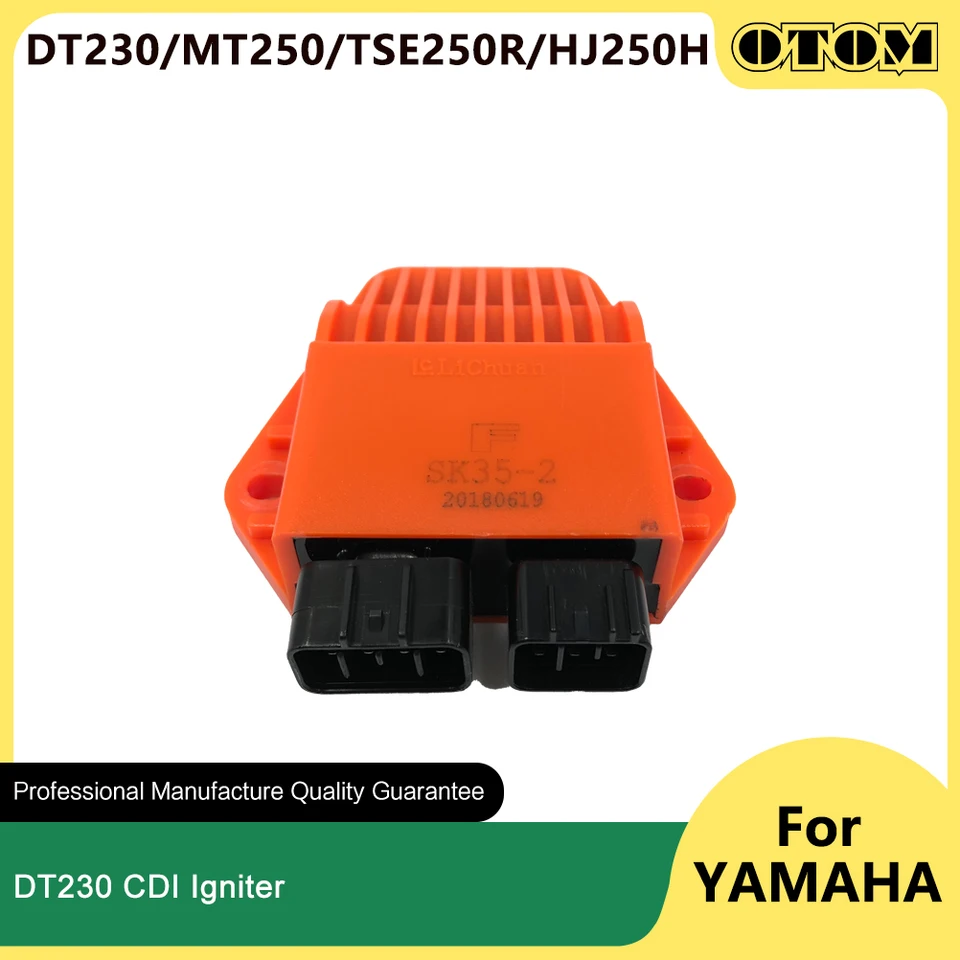 Otoma DT230 MT250 Motocykel CDI Igniter Electric Ignition Coil pre Yamaha Loncin Tse250r Hengjian Hj250H Kayo KT250 GR7 GR8 Bike