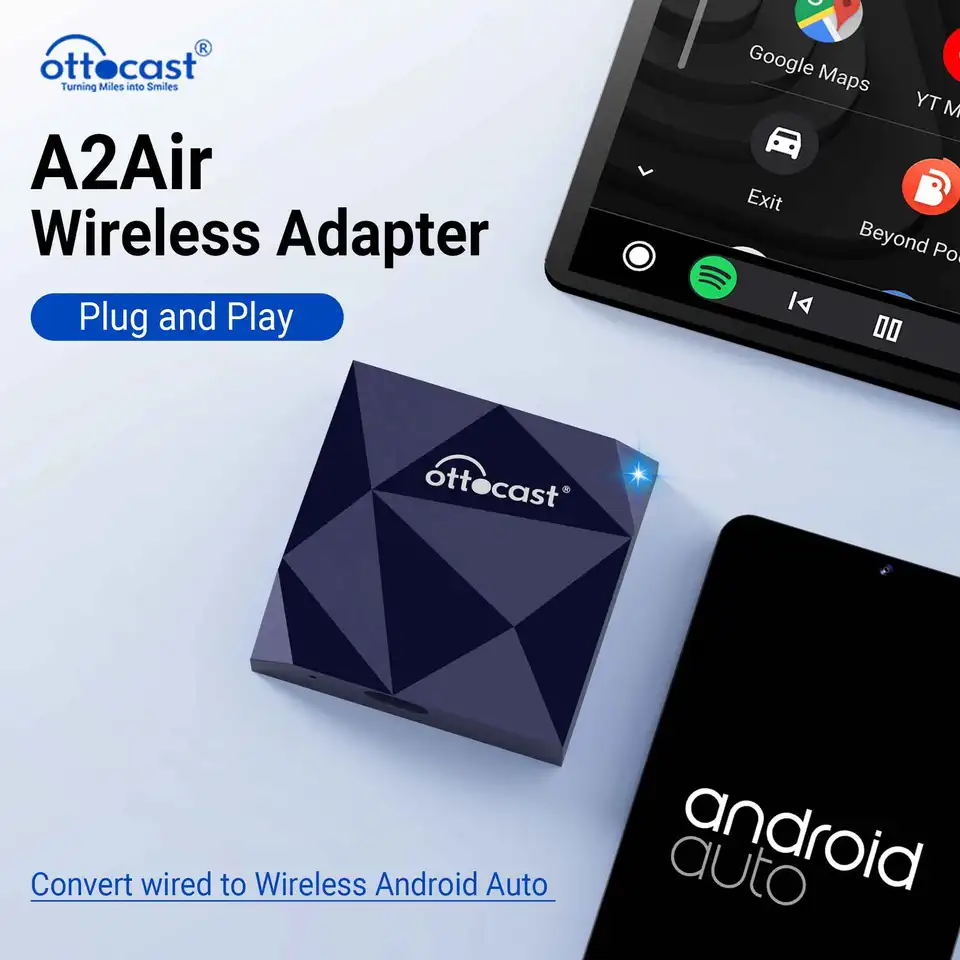 Ottocast A2air Automatický adaptér Android pre Android Phone USB Dongle Auta
