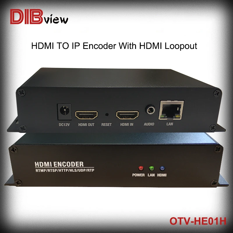 OTV-HE01H H.264 H.265 HDMI HD na IP Network SRT IPTV VIDEO Streamovanie WiFi WIFI