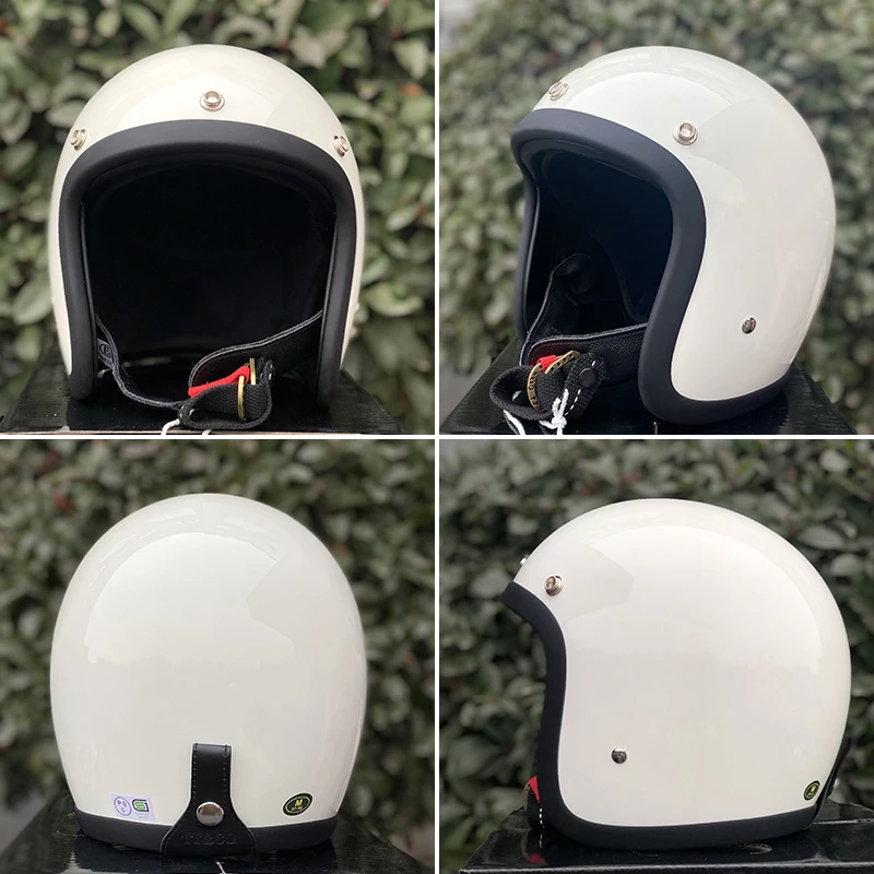 Otvorená tvár vinobranie ručne vyrobená značka Japan Japan Glass Shell TT & Cocascos 500TX Motocyklové prilby motokros casque moto kapacita eCE ECE