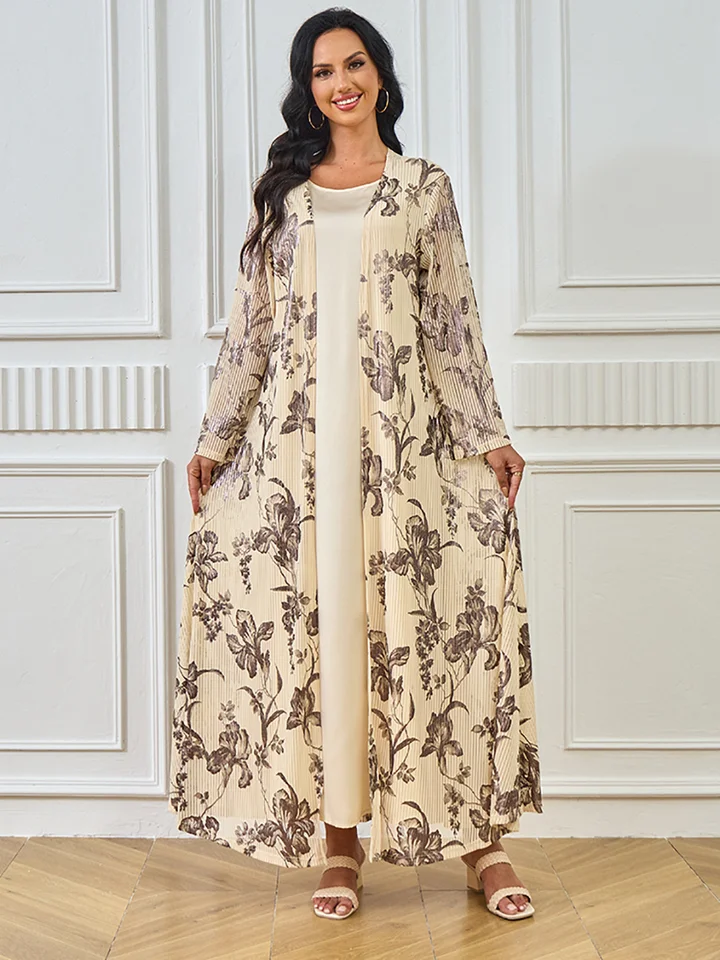 Otvorené kimono eid skromné ​​s vnútornými šatami abaya dubaj islam moslim kaftan šaty abayas pre ženy rúž Caftan marocain femme