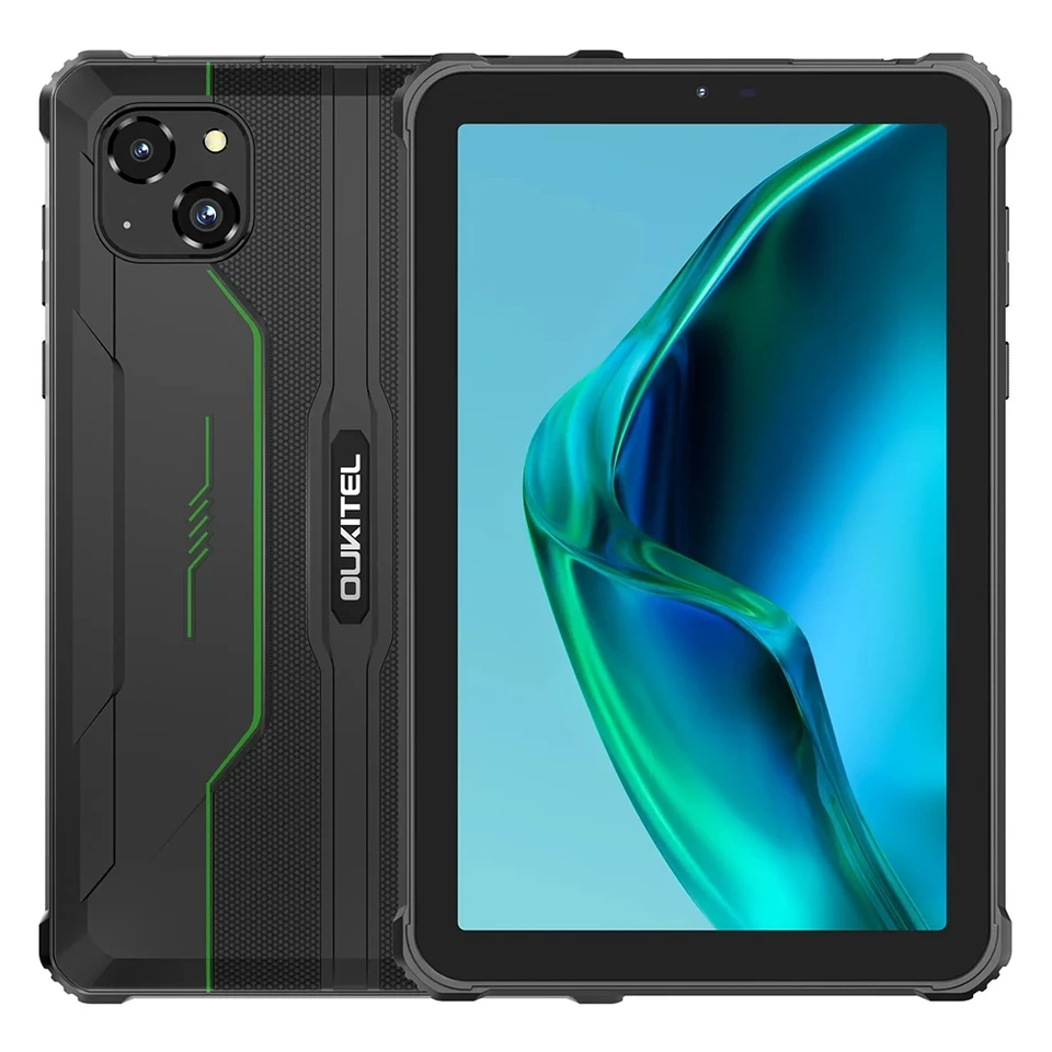 OUKitel RT3 Pro Rugged Tablet PC 4GB+128 GB 8,0 '' Android 14 MediaTek G81 Octa Core 48MP Camera 5150MAH 33W Tablet PC