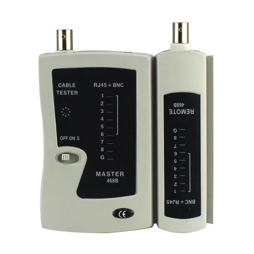 OULLX BNC Coaxiálny RJ45 káblový lanový tester sieťový tester Cat5 Cat5 Cat 6 Cat7 UTP Networking Tool Network Opravy Súprava diaľkový test