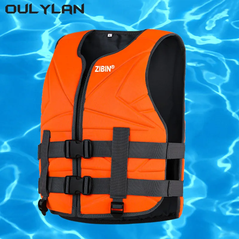 Oulylan Drifting for Dospelým deťom Life Jacket Neoprén bezpečnostná vesta záchrana člny záchranné vesty Vesta Vodná športová kajaku surf