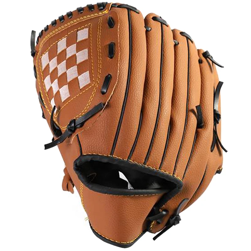 Outdoor Sports 2 Colors Baseball Rukaly softball Practice Equipment Pravá ruka pre dospelého muža vlak, hnedá 12,5 palca
