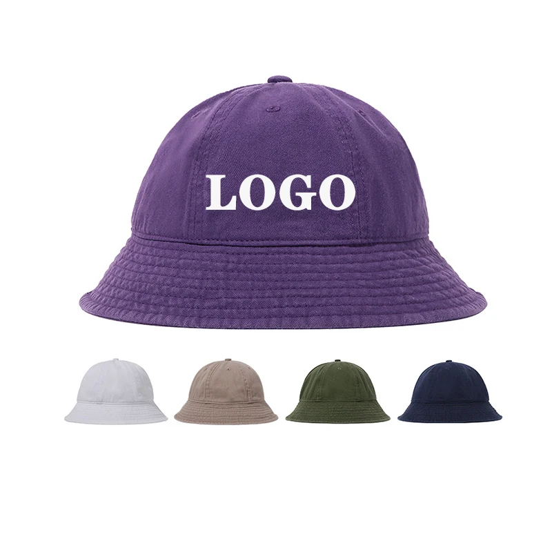 Outdoors Cowboy Solid Color Bucket Hat Turistic Camper Cap Hip Hop Cowboy Rishherman Hat Prispôsobené logo pre ženy