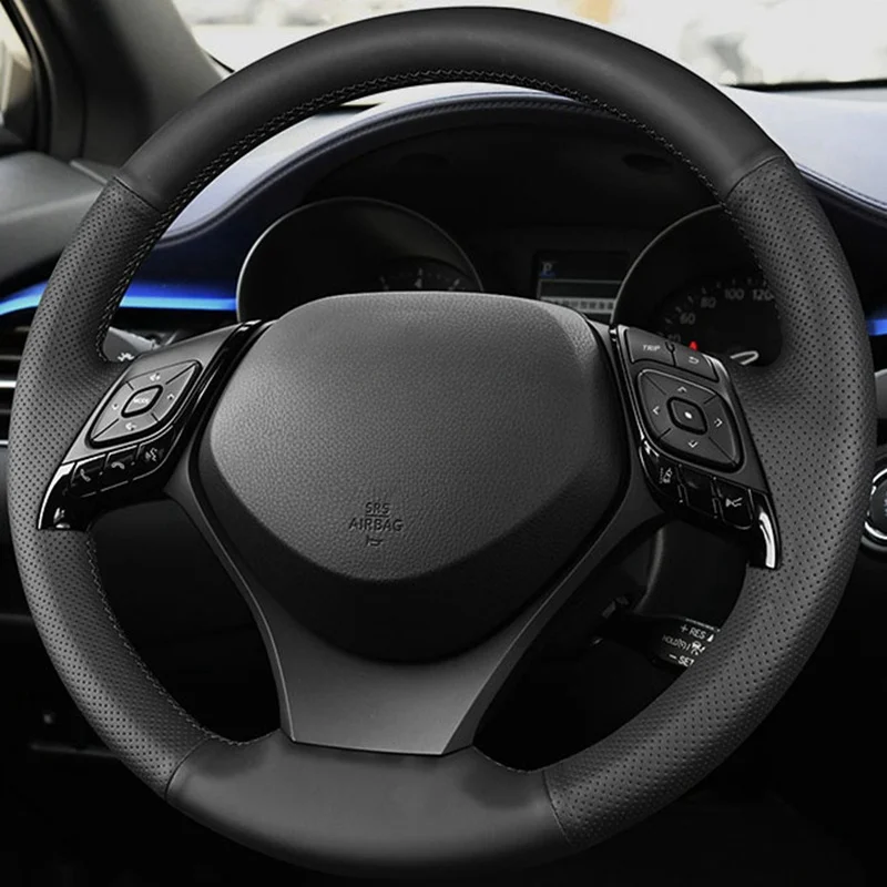 Overenie originálneho koženého vozidla na volant pre toyota Chr Izoa 2016-2019 Automatické kryt