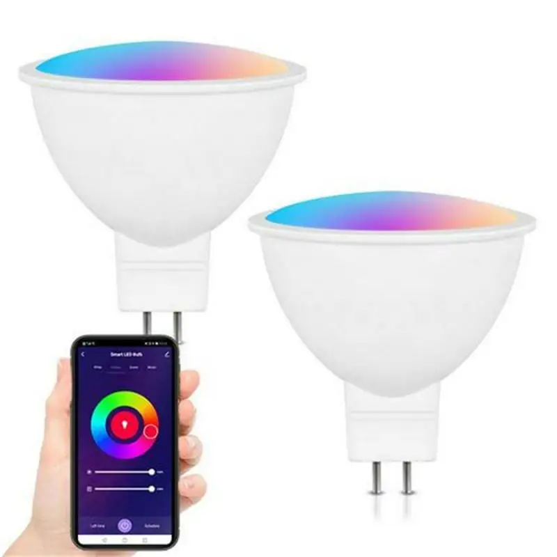 Ovládanie WiFi inteligentná LED žiarovka HOMEKIT E27 E14 GU10 LED žiarovka 100-240V / DC12V Siri hlasové ovládanie hlasu
