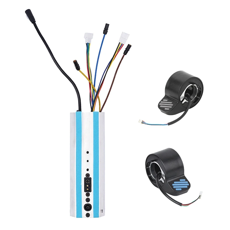 Ovládač Bluetooth+škrtiaca klapka+brzdový prstový súprava kov+plast, ako je to znázornené pre kicksoteter Ninebot Segway ES1/ES3/ES4