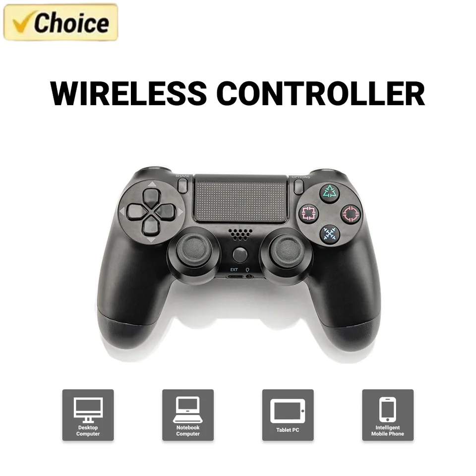Ovládač pre PS4 Slim Pro Joystick GamePad Dual Vibration Wireless Bluetooth JoyPad pre PlayStation 4 JoyPad PC/iOS/Android
