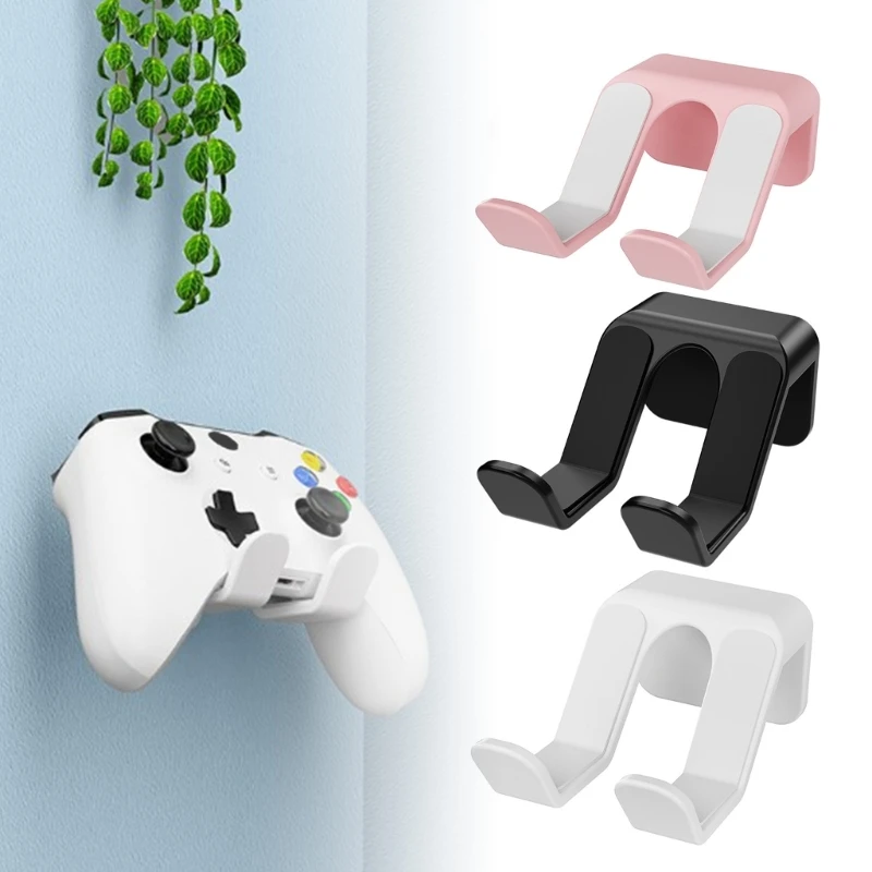Ovládače nástenných držiakov pre väčšinu lepidla pre slúchadlá GamePad Nonsslip Wall Mount pre ovládače videohier