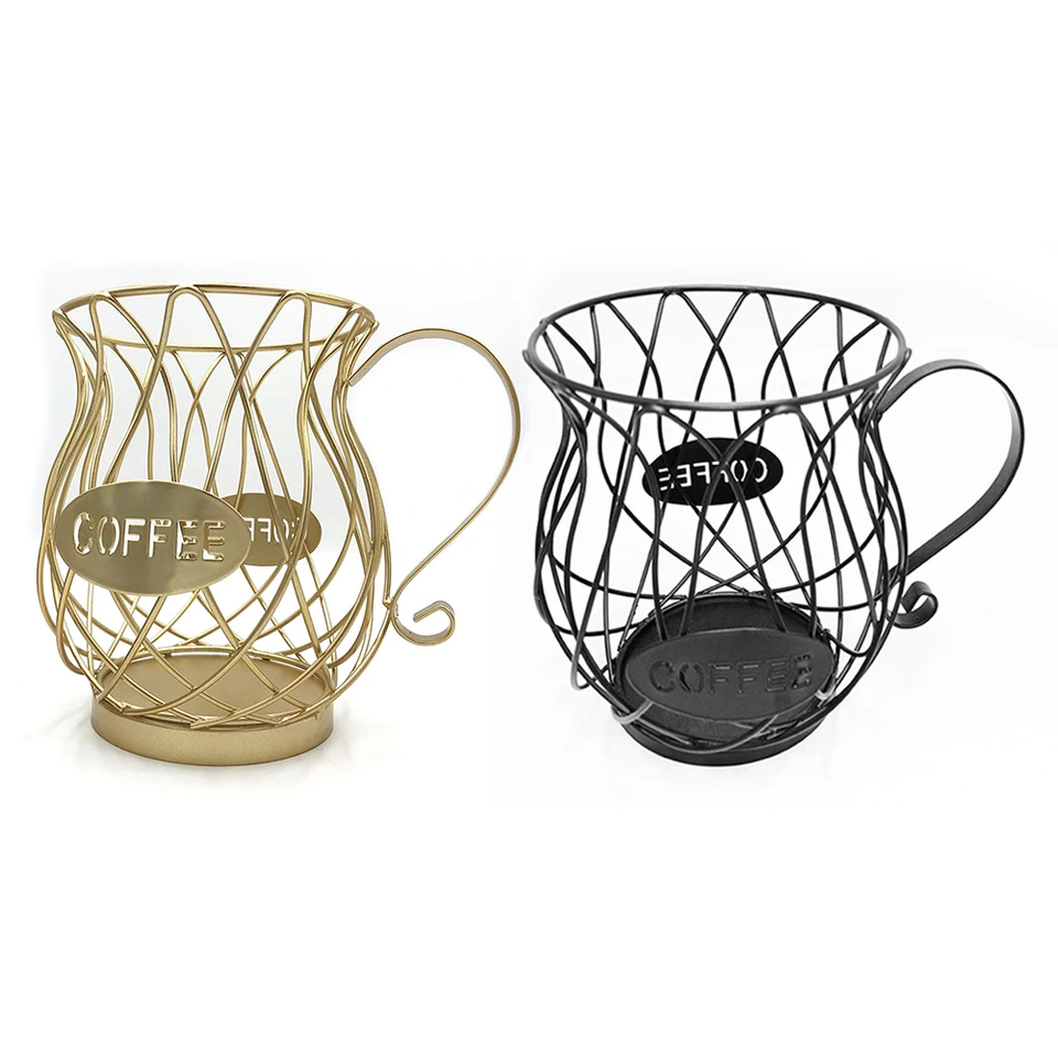 Ovocná káva podkladca pre domácu kaviareň Kovová kávová kapsula Storage Basket