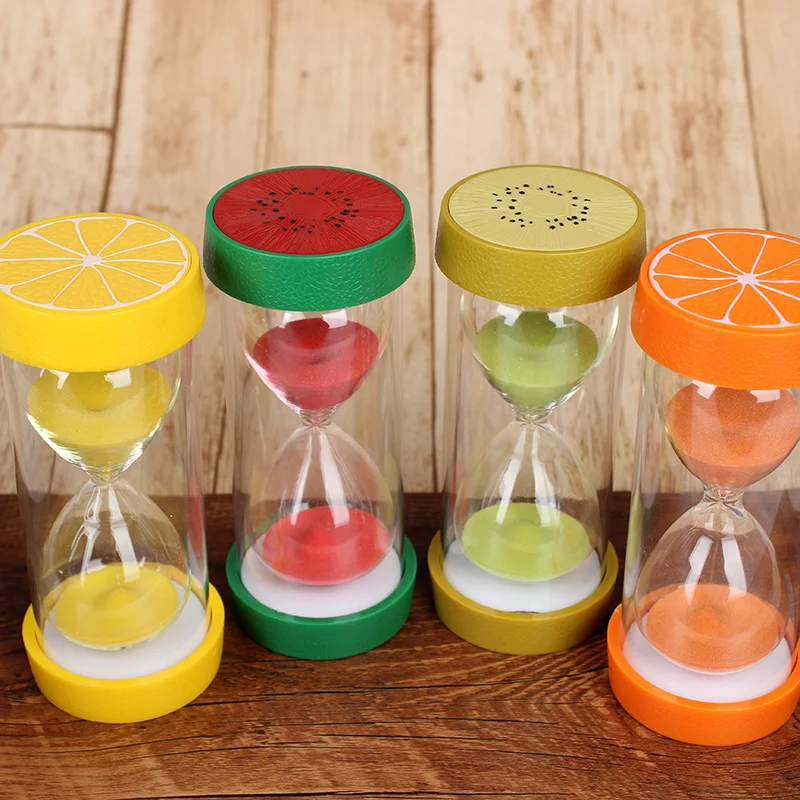 Ovocné presýpacie hodiny časovač 3/5 minút Sandglass Domáce ozdoby Detské ozdoby Domáce dekorácie