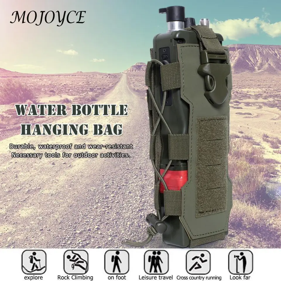 Oxford Cloth Molle Fľaša fľaša vrecka Outdoor Cestovné kempingové turistické vybavenie
