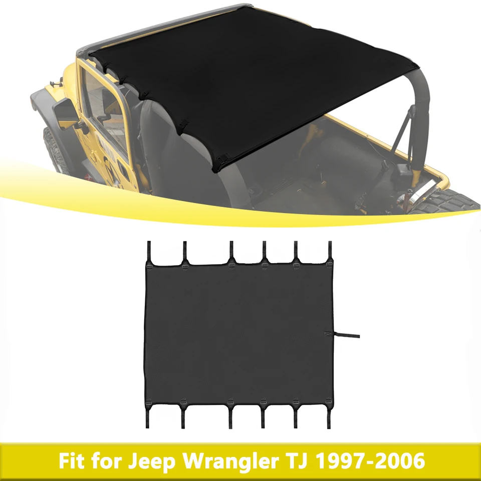 Oxford handrička mäkká strecha vrchný kryt pre Jeep Wrangler TJ 1997-2005 2006 Sunshade anti-UV strešné kryt
