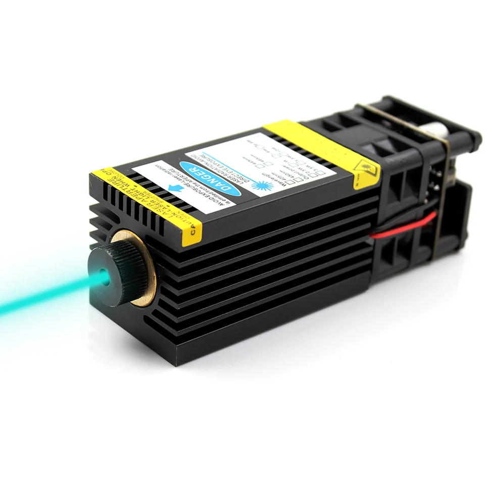 Oxlasery Nové zameranie 12V 488nm 100 MW Sky Blue Laser Modul Lab Laser Escaping Room Laser s chladiacim ventilátorom