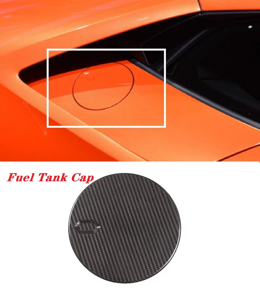 Ozdobenie krytu palivovej nádrže z uhlíkových vlákien Fit pre Lamborghini Huracan 580 2014-2021