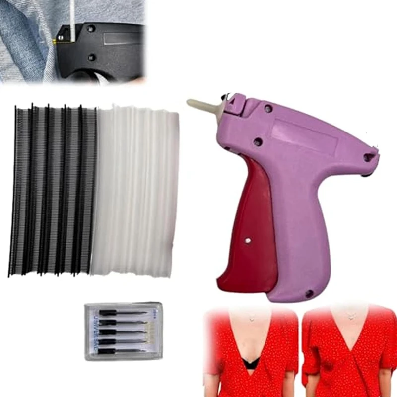 Označovacia pištoľ - jemný steh pištoľ pre oblečenie - Mini Stitch Starter Tool Súprava - označovanie pištole pre oblečenie pre rýchle šitie