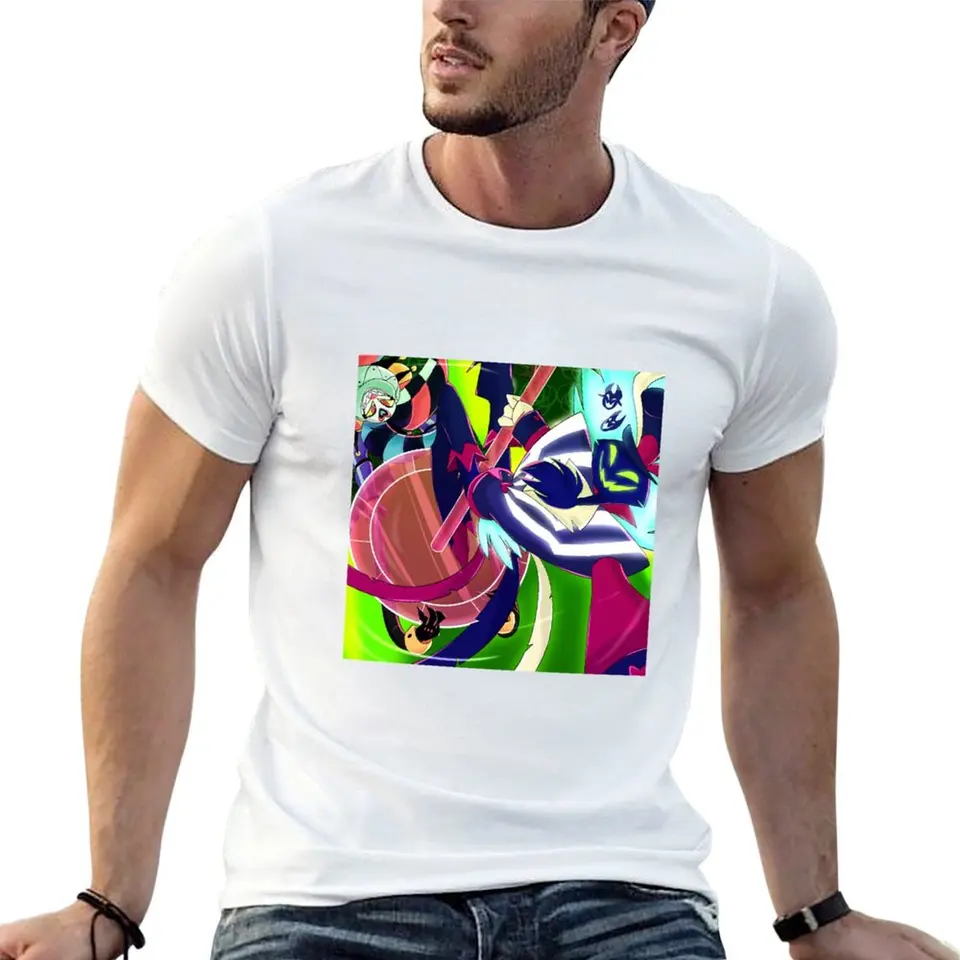 Ozzie a Fizz Spinning Tričko Korean Fashion New Edition T tričko pre mužov