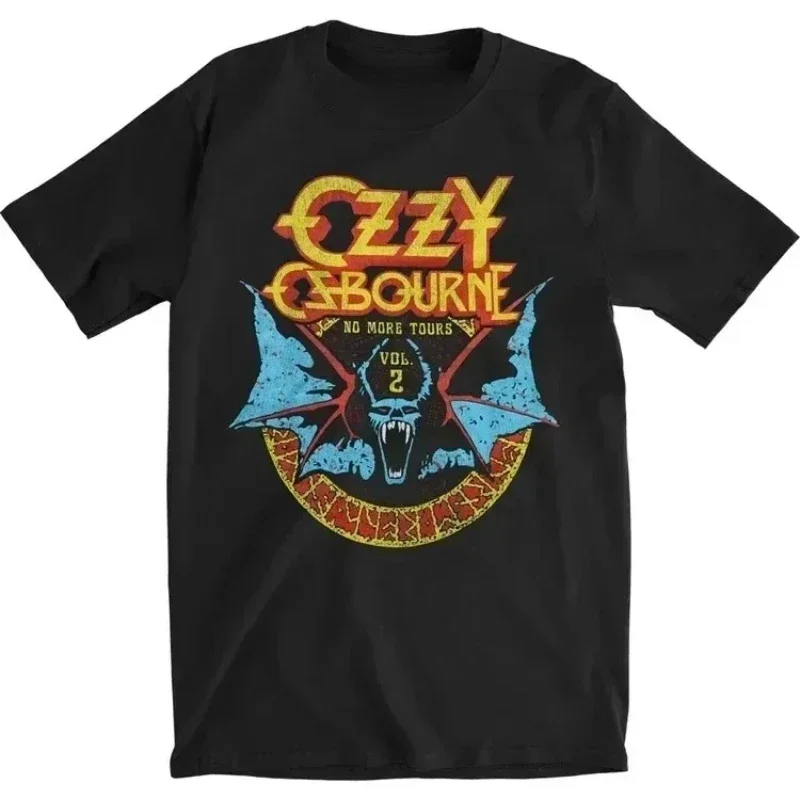 Ozzy Osbourne Osborne Blues Rock Band Earth Cotton Trown Tričko vysokokvalitné mužov Dámske topy 2024 Nové v